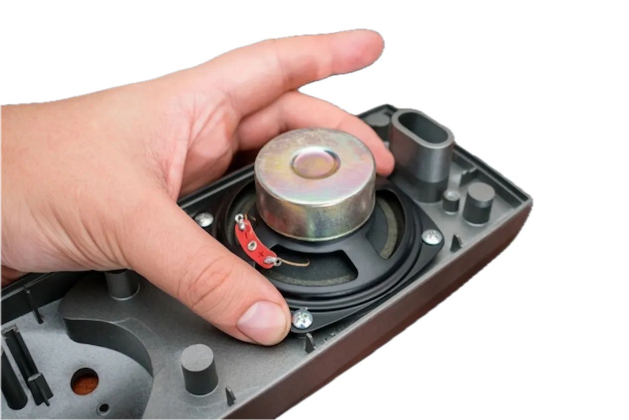 Speaker repair background graphic